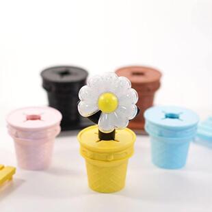 GD权志龙花盆雏菊应援棒钥匙扣小花盆-冰淇淋造型花盆