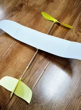 环宇模型 红色蜂鸟橡筋动力飞机拼装diy（P1B-0）3克橡筋航模器材