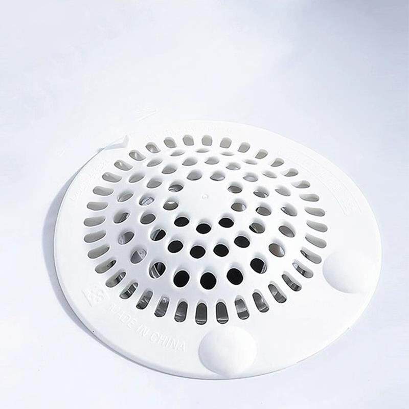 日本LEC浴室头发过滤网地漏盖下水道水槽过滤网卫生间带吸盘防堵