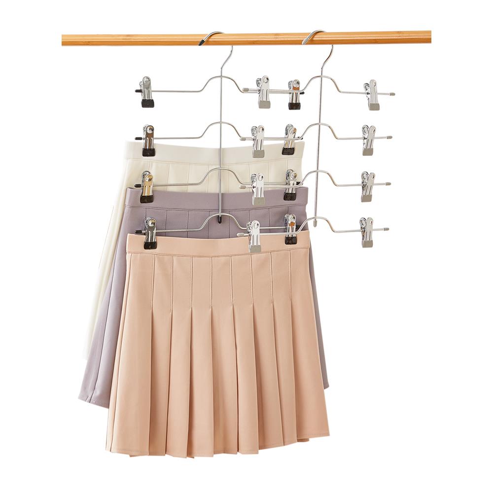 多功能衣架多层裙夹 裤架裤夹家用无痕裙架 收纳裤子半身裙省空间