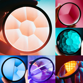 拖影滤镜滤镜分裂屈光镜 多影特效棱镜 旋涡滤镜分裂屈光镜万花筒棱镜 LIPA丽拍 相机滤镜 炫酷多影拖影滤镜