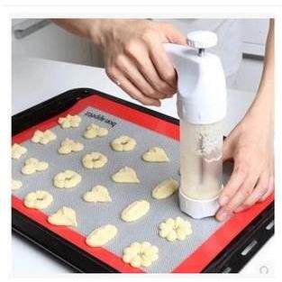 曲奇饼干枪 奶油裱花嘴套装 烘焙工具 饼干模具 奶油枪饼干挤压机图片