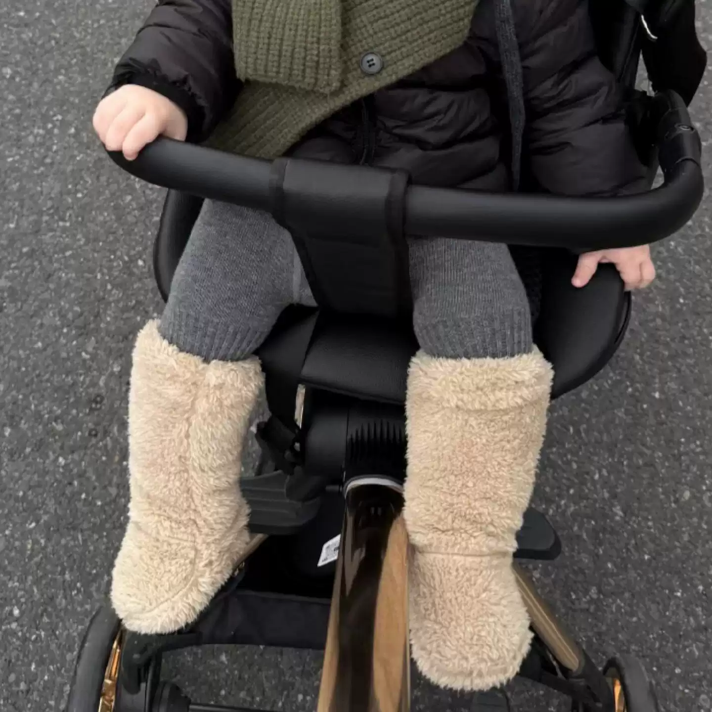 婴幼儿毛绒袜套ins韩国男女宝宝