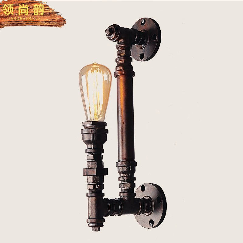 工业复古水管单头壁灯餐厅酒吧