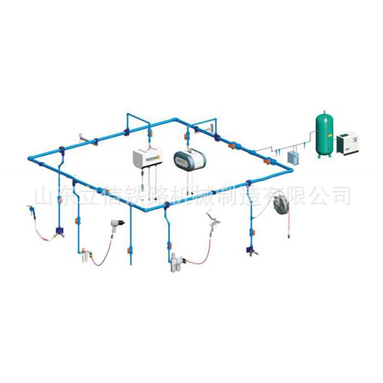 塑钢供气管道 汽修厂车间压缩空气管路 PVR气管路
