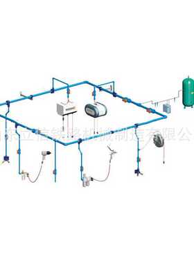 塑钢供气管道 汽修厂车间压缩空气管路 PVR气管路