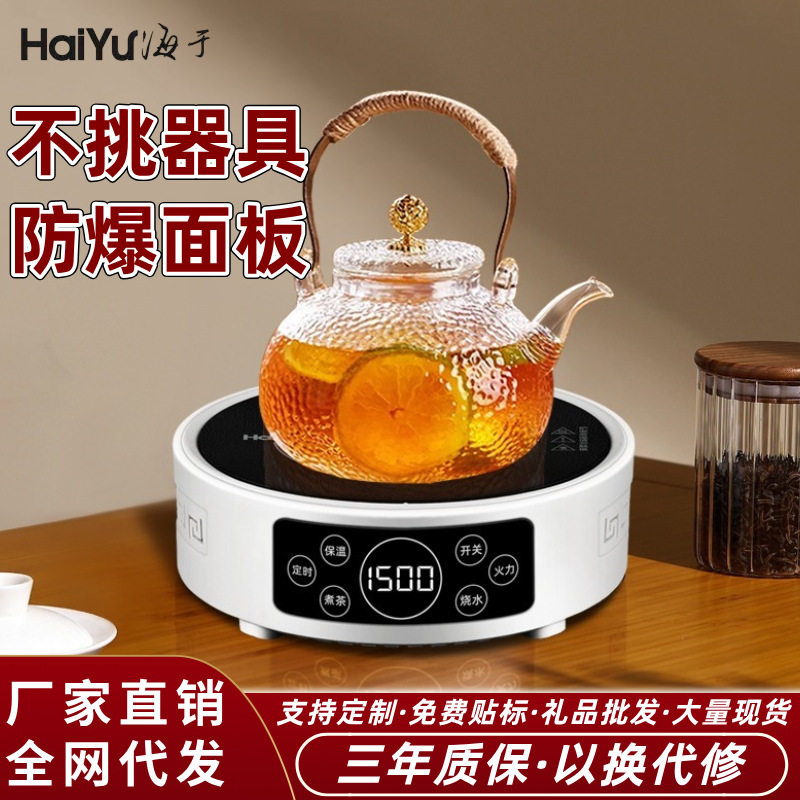 电茶炉家用煮茶炉多功能茶饮机泡茶电陶炉办公室小型煮茶器静音炉图片