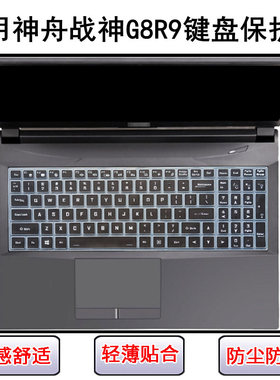 适用神舟战神G8R9键盘保护膜17.3寸笔记本电脑屏幕贴膜防尘罩可爱