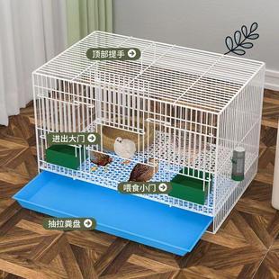 铁笼子鸽子笼绣眼笼铁艺八哥养殖笼家用鸟笼繁殖笼大号豪华鹦鹉笼