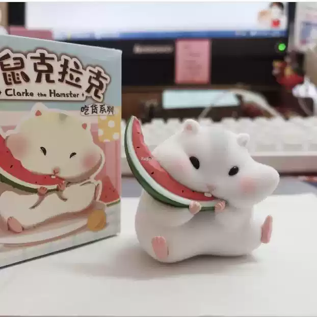 仓鼠克拉克吃货系列盲盒可爱少女