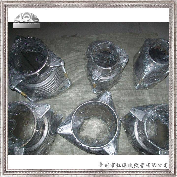 不锈钢波纹补偿器伸缩节接管焊接通用单式轴向膨胀节带导流筒