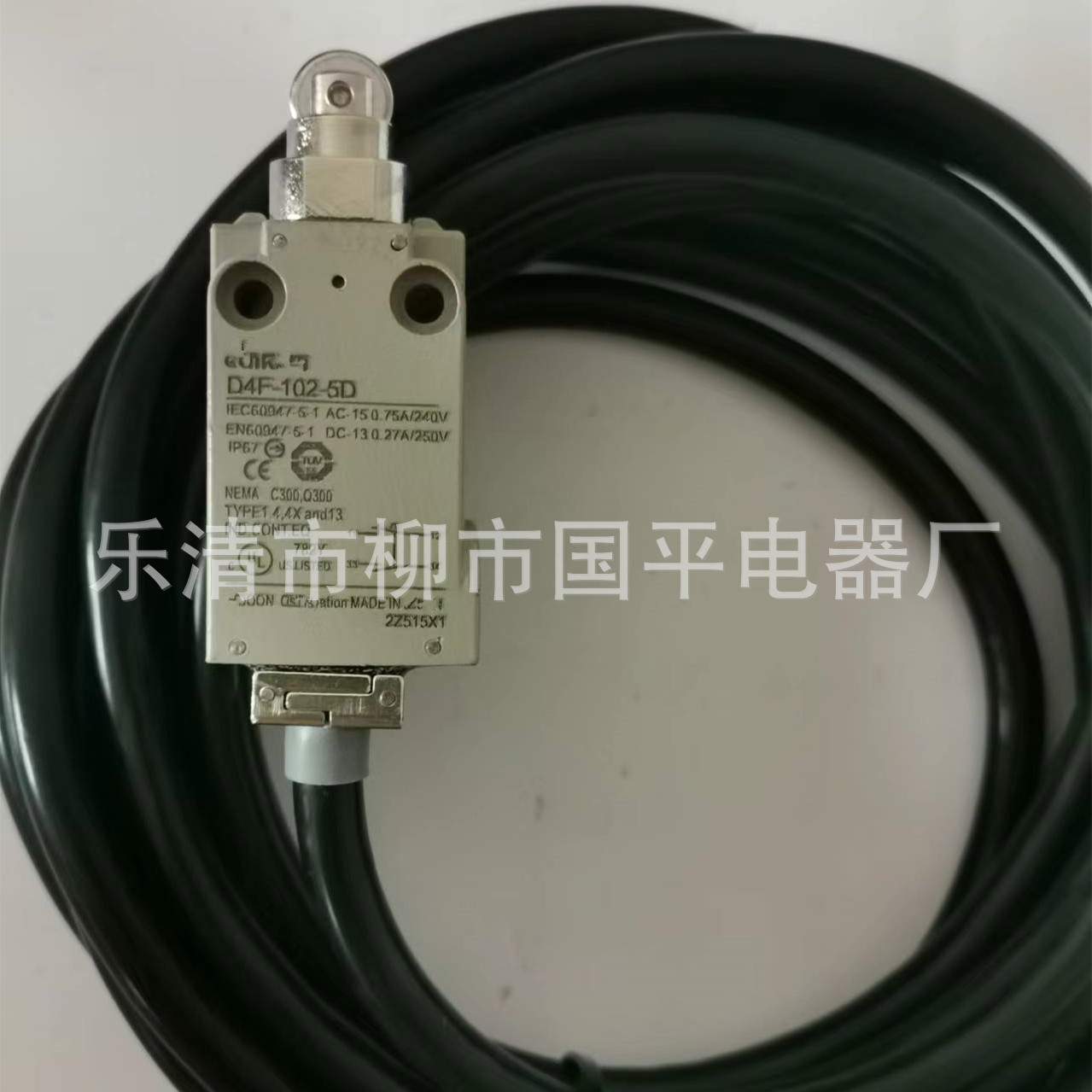 销售限位开关 D4F-202-5R带线行程开关 D4F-202-5D质保一年