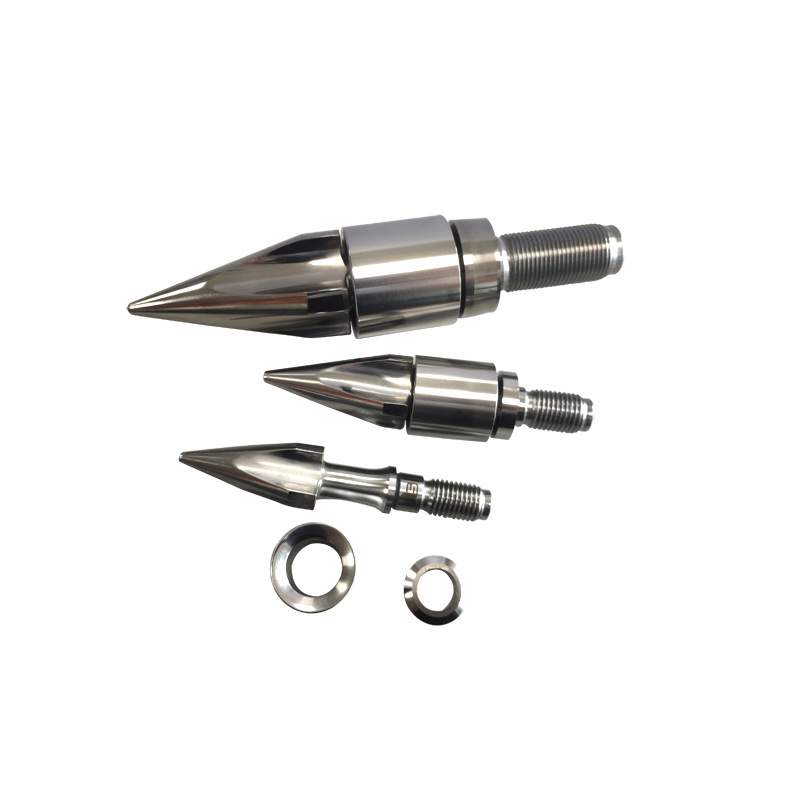 佳明注塑机螺杆配件注塑螺杆分胶头三件套氮化双合金直径38过胶头