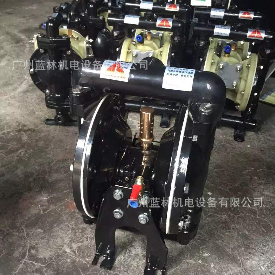 6661A3-344-C气动隔膜泵 RPP塑料1寸PTFE膜片气动隔膜泵