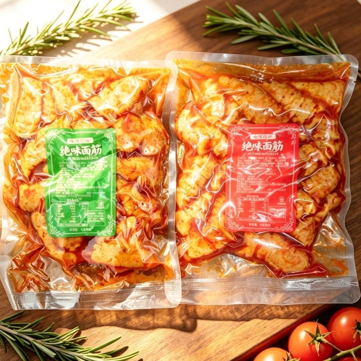 香辣烧烤面筋开袋即食手工面筋休闲追剧解馋小零食下酒菜批发