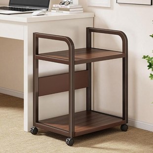 可移动印表机置物架落地多层文件收纳影印机增高架底座小推车托