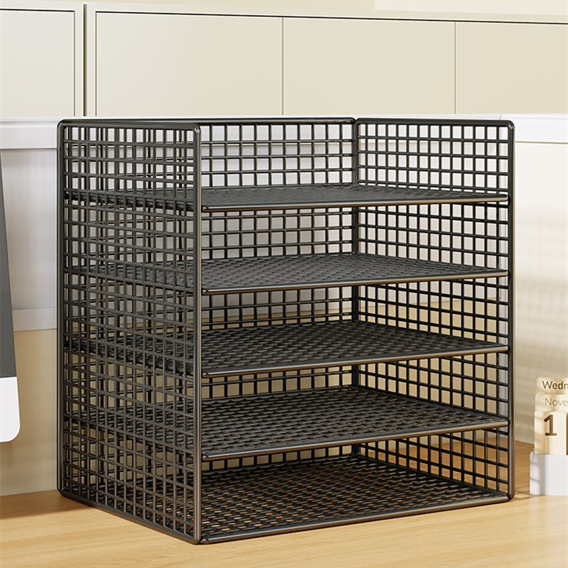 书架多层办公文件架家用桌面儿童书柜学生用宿舍桌上置物架展示架