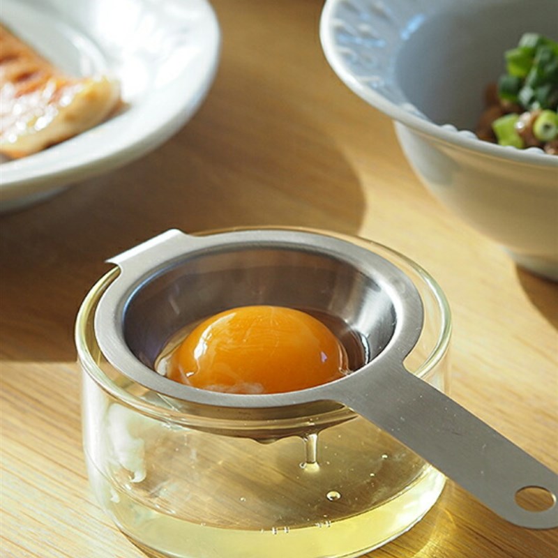 日本制家事问屋下村企贩304不锈钢蛋黄蛋清分离器家用蛋白过滤器