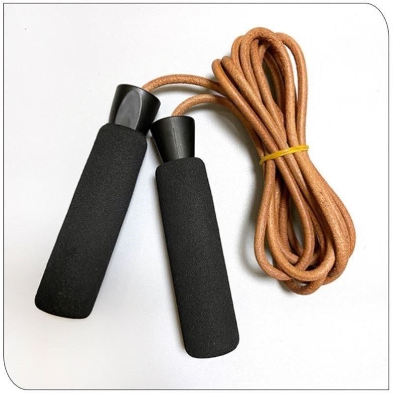 皮跳绳可调节跳绳 轴承速度跳绳成人健身运动跳绳