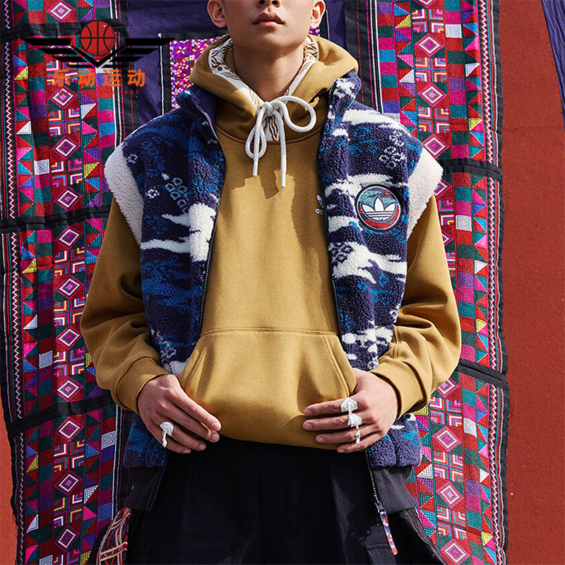 Adidas/阿迪达斯男女双面穿马甲