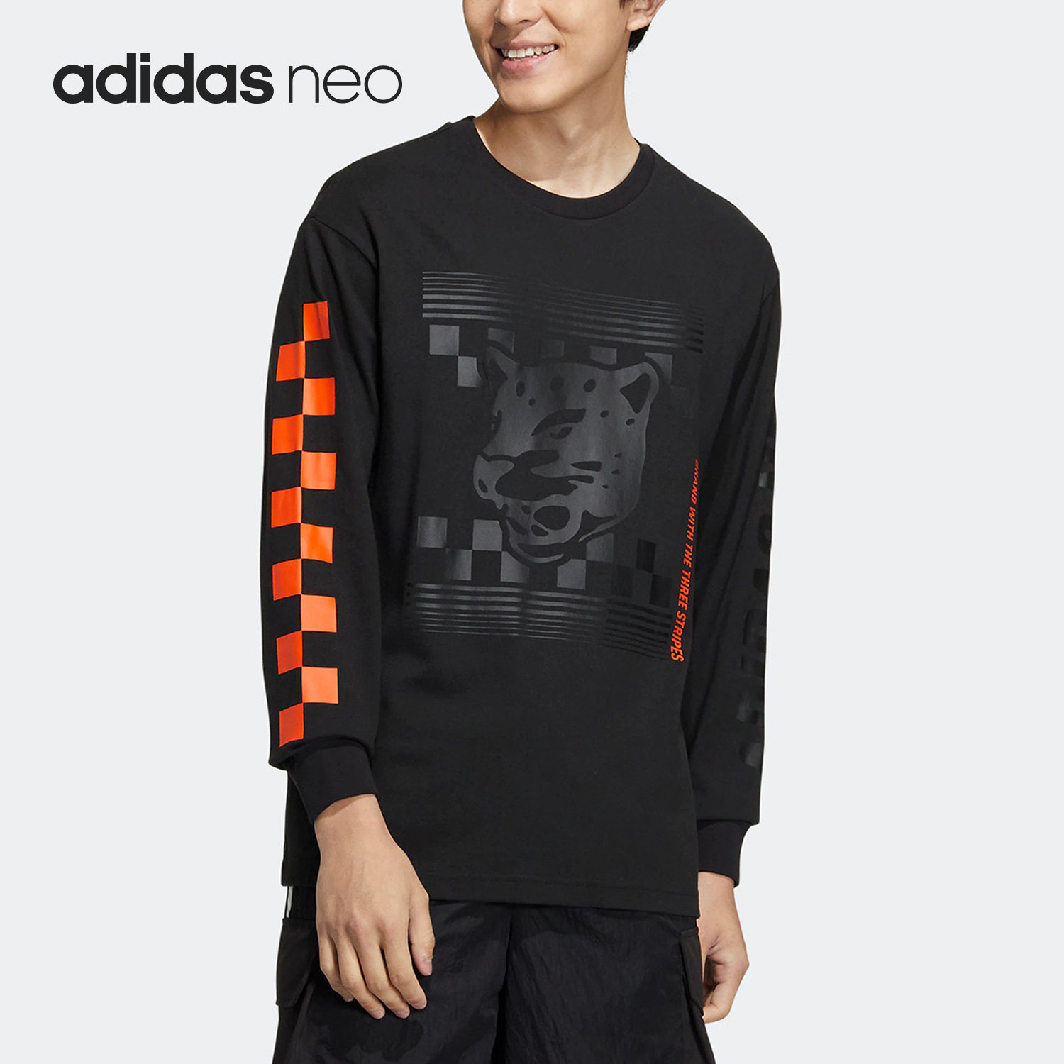 Adidas/阿迪达斯正品NEO系列男女运动宽松透气长袖T恤HN4747,运动服/休闲服装,运动T恤,淘宝优惠券,粉丝福利购,淘宝优惠卷