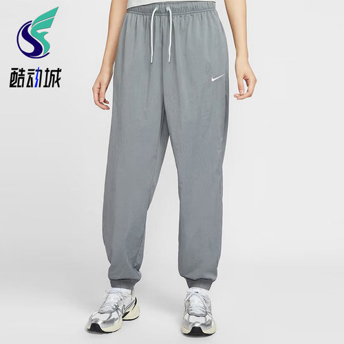 Nike/耐克正品OVERSIZE女士梭织运动经典束脚宽松长裤IH0827-091