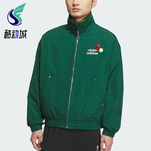 Adidas/阿迪达斯正品三叶草男士休闲宽松梭织翻领运动外套KC0136