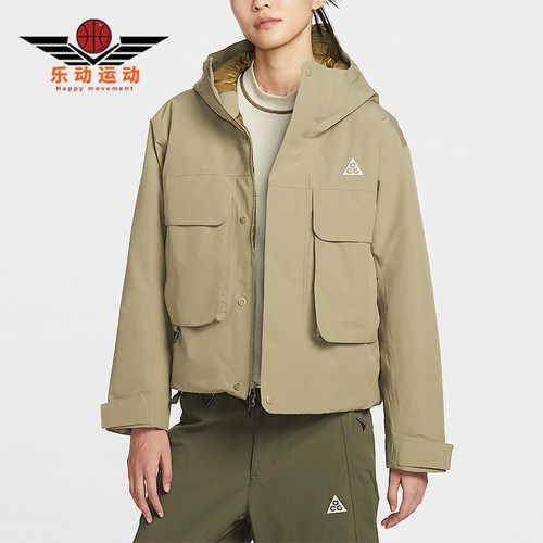 Nike/耐克正品2025冬季款女士运动连帽梭织休闲外套FV7328-276