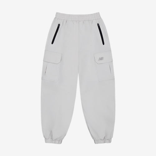 New Balance新百伦正品儿童大口袋松紧腰束脚长裤7XF4E103-LGR