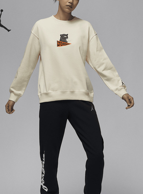 Nike/耐克正品JORDAN女士运动训练图案休闲卫衣HV1749-113