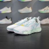 YKBV076 李宁正品 韦德全程12男女大童减震耐磨透气实战篮球鞋