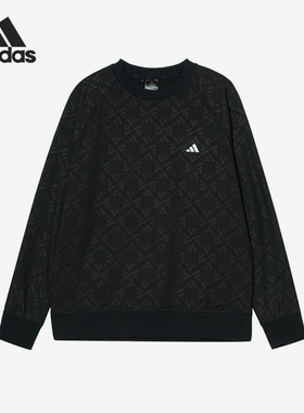 Adidas/阿迪达斯正品高尔夫男女圆领运动卫衣套头衫IW3986