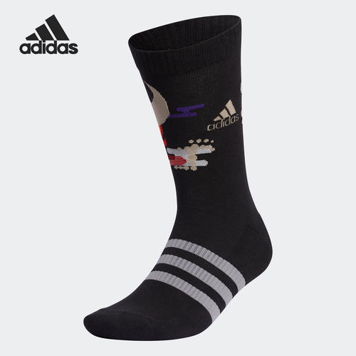 Adidas/阿迪达斯正品当季女子新款运动袜中帮休闲袜 GP6387