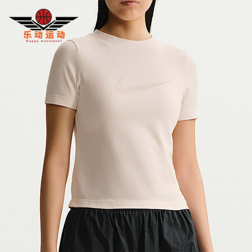 Nike/耐克正品Sportswear女士圆领透气修身经典短袖T恤IO1517-103