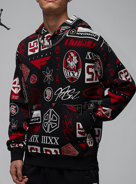 Nike/耐克正品JORDAN男士时尚潮流连帽卫衣套头衫HM7255-010