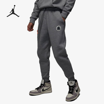 Nike/耐克正品JORDAN男士加绒保暖束脚运动长裤DV7597-091