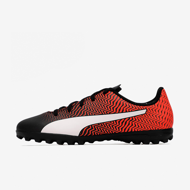 彪马儿童系带缓震抓地低帮足球鞋