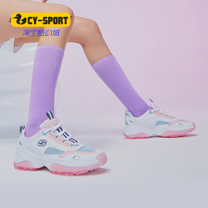 Skechers/斯凯奇正品年春夏新款女子复古厚底休闲果冻运动鞋,运动鞋new,其它运动鞋,淘宝优惠券,粉丝福利购,淘宝优惠卷