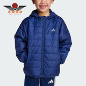 小童连帽户外运动反光保暖棉服JL7443 冬季 Adidas 阿迪达斯正品