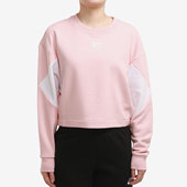 运动休闲卫衣 PUMA 宽松圆领时尚 女子撞色短款 586520 彪马正品