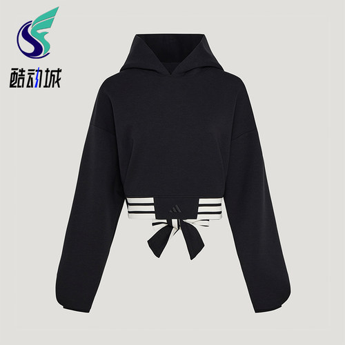 Adidas/阿迪达斯正品三叶草女士日常短款时尚休闲宽松卫衣KX4642