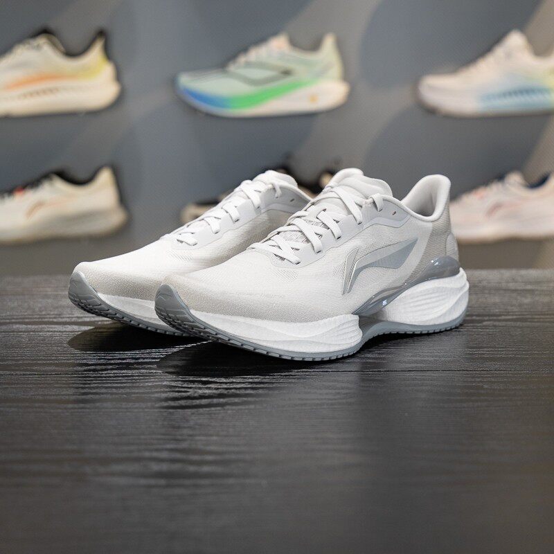 李宁正品超轻23男子防滑耐磨专业运动训练低帮跑步鞋ARBW017-2