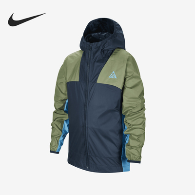 Nike/耐克正品Sportswear大童梭织连帽宽松夹克FD3149-478