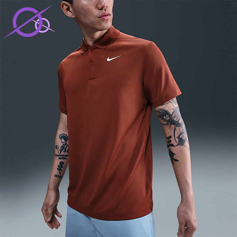 Nike/耐克正品2025 Dri-FIT男士套头翻领透气POLO衫DH0823-662