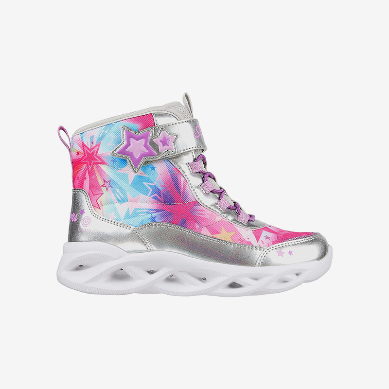 Skechers/斯凯奇正品秋冬新款女童魔术贴高帮休闲时尚冰灯鞋,童鞋/婴儿鞋/亲子鞋,运动鞋,淘宝优惠券,粉丝福利购,淘宝优惠卷