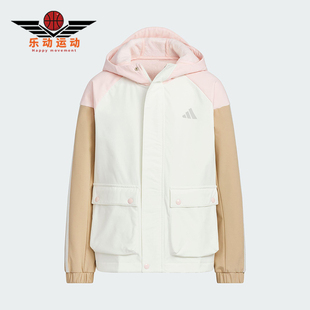 JACKET儿童连帽保暖休闲外套KS0651 WOVEN Adidas 阿迪达斯正品