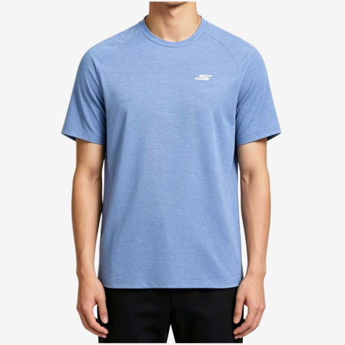 Skechers斯凯奇正品基础运动系列男透气速干T恤P226M184-03Z1