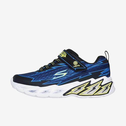 Skechers斯凯奇正品S-Lights Light Storm大童休闲鞋400149L-BKBL