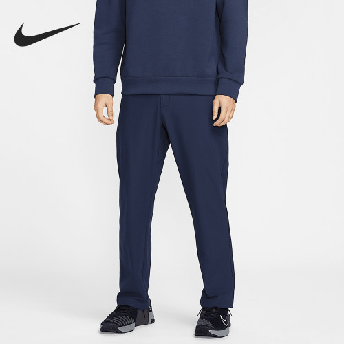 Nike/耐克正品DRI-FIT男士宽松透气针织经典运动长裤HQ6922-451