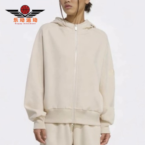 Adidas/阿迪达斯正品Soft Lux女士连帽宽松针织外套KT0443